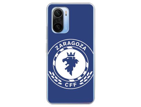 Carcasa para XIAOMI Poco F3 Del Zaragoza Cf Femenino Escudo Grande Fondo Azul Licencia Oficial Zaragoza Cf Femenino XIAOMI Transparente