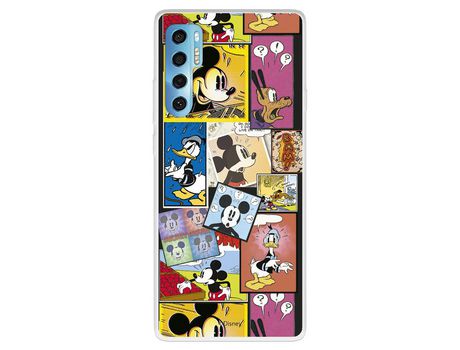 Carcasa para TCL 20 Pro 5G Oficial De Disney Mickey Comic Clásicos Disney TCL Transparente
