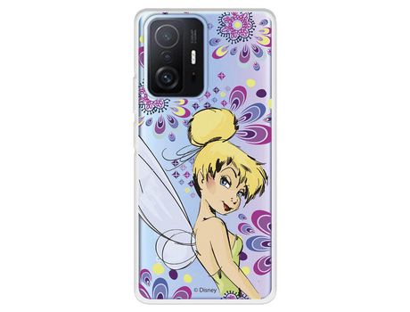 Carcasa para XIAOMI 11T Oficial De Disney Campanilla Flores Peter Pan XIAOMI Transparente
