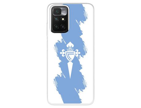 Carcasa para XIAOMI Redmi 10 Del Celta Escudo Trazo Azul Licencia Oficial Rc Celta XIAOMI Transparente
