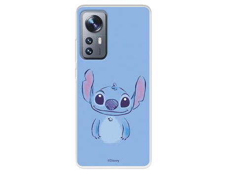 Carcasa para XIAOMI 12 Pro Oficial De Disney Stitch Azul Lilo & Stitch XIAOMI Transparente