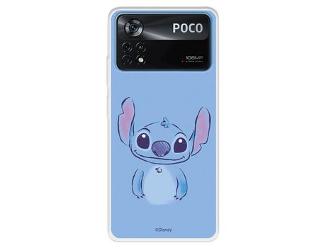 Carcasa para XIAOMI Poco X4 Pro Oficial De Disney Stitch Azul Lilo & Stitch XIAOMI Transparente
