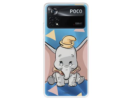 Carcasa para XIAOMI Poco X4 Pro Oficial De Disney Dumbo Silueta Transparente Dumbo XIAOMI Transparente