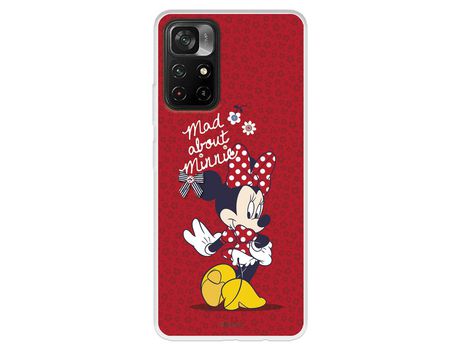 Carcasa para XIAOMI Poco M4 Pro 5G Oficial De Disney Minnie Mad About Clásicos Disney XIAOMI Transparente