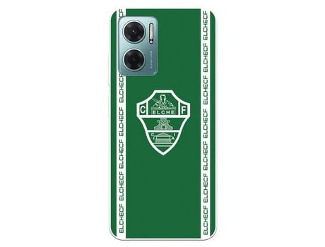 Carcasa para XIAOMI Redmi 10 5G Del Elche Cf Escudo Fondo Verde Licencia Oficial Elche Cf XIAOMI Transparente