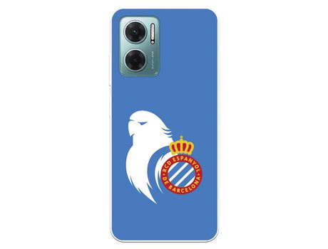 Carcasa para XIAOMI Redmi 10 5G Del Rcd Espanyol Escudo Perico Licencia Oficial Rcd Espanyol XIAOMI Transparente