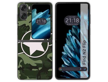 Carcasa para Oppo Find N2 Flip 5G TUMUNDOSMARTPHONE Multicolor
