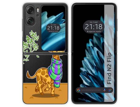 Carcasa para Oppo Find N2 Flip 5G TUMUNDOSMARTPHONE Multicolor