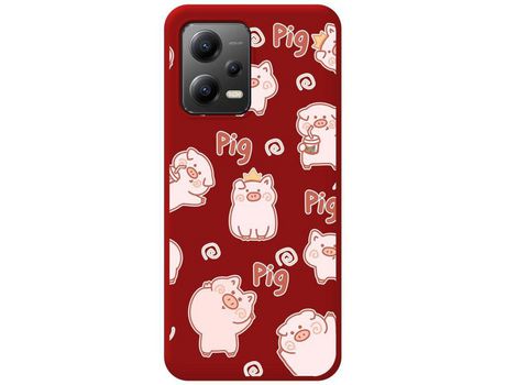 Carcasa para Xiaomi Redmi Note 12 5G TUMUNDOSMARTPHONE Rojo