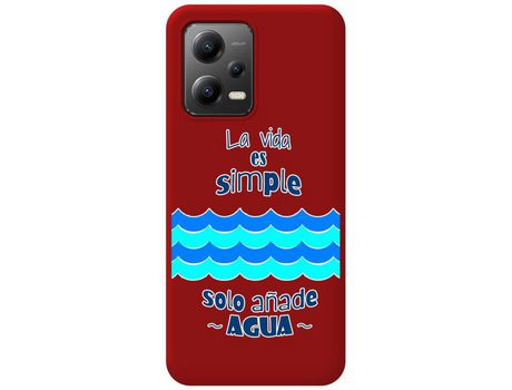Carcasa para Xiaomi Redmi Note 12 5G TUMUNDOSMARTPHONE Rojo