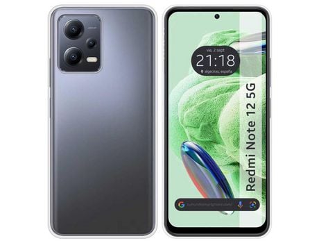 Carcasa para Xiaomi Redmi Note 12 5G TUMUNDOSMARTPHONE Transparente
