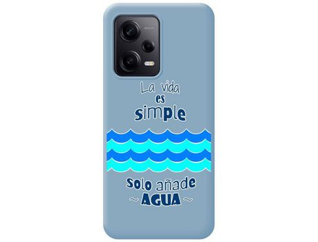 Carcasa para Xiaomi Redmi Note 12 Pro 5G TUMUNDOSMARTPHONE Azul
