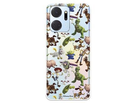 Carcasa para HUAWEI Honor X7A Oficial De Disney Muñecos Toy Story Siluetas Toy Story HUAWEI Transparente