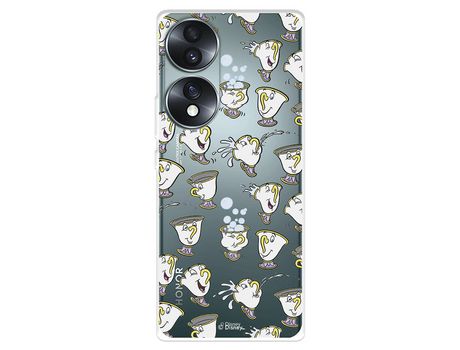 Carcasa para HUAWEI Honor 70 Oficial De Disney Chip Potts Siluetas La Bella Y La Bestia HUAWEI Transparente