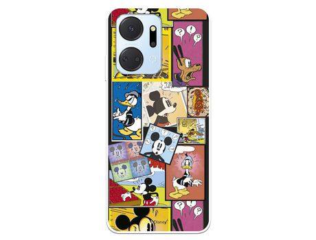 Carcasa para HUAWEI Honor X7A Oficial De Disney Mickey Comic Clásicos Disney HUAWEI Transparente
