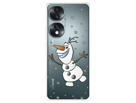 Carcasa para HUAWEI Honor 70 Oficial De Disney Olaf Transparente Frozen HUAWEI Transparente