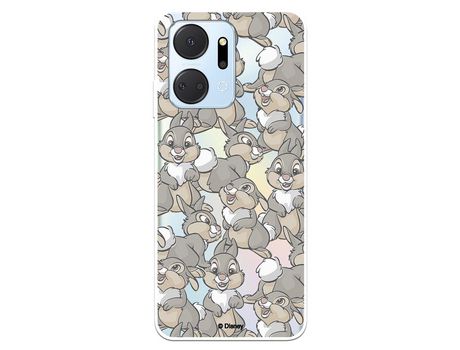 Carcasa para HUAWEI Honor X7A Oficial De Disney Tambor Patrones Bambi HUAWEI Transparente