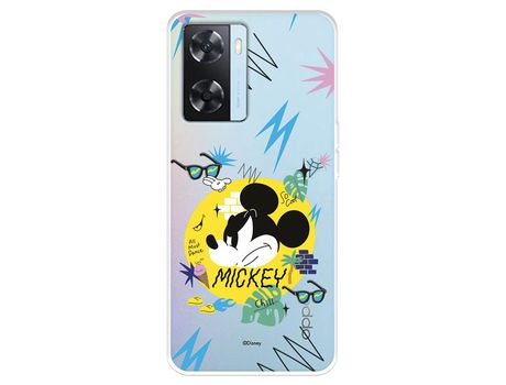 Carcasa para OPPO A57S Oficial De Disney Mickey Mickey Urban Clásicos Disney OPPO Transparente