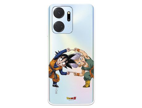 Carcasa para HUAWEI Honor X7A Oficial De Dragon Ball Goten Y Trunks Fusión Dragon Ball HUAWEI Transparente