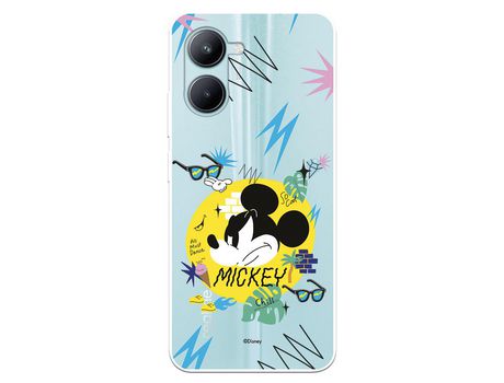 Carcasa para REALME C33 Oficial De Disney Mickey Mickey Urban Clásicos Disney REALME Transparente