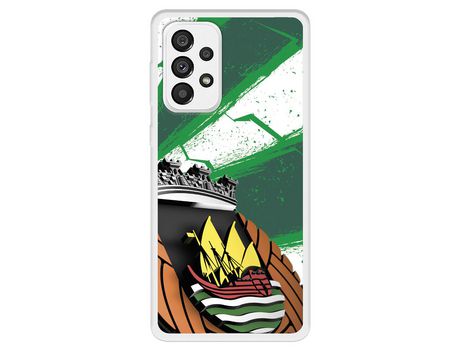 Carcasa para SAMSUNG Galaxy A73 5G Del Escudo Fondo Verde Y Blanco Licencia Oficial Rio Ave Fc SAMSUNG Transparente