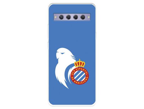 Carcasa para TCL 10 Plus Del Rcd Espanyol Escudo Perico Licencia Oficial Rcd Espanyol TCL Transparente