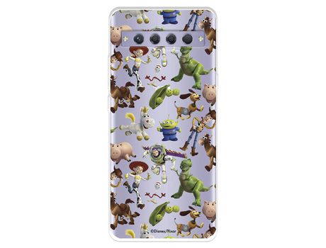 Carcasa para TCL 10 Plus Oficial De Disney Muñecos Toy Story Siluetas Toy Story TCL Transparente