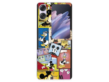 Carcasa para OPPO Find N2 Flip Oficial De Disney Mickey Comic Clásicos Disney OPPO Transparente