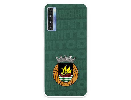 Carcasa para TCL 20L Del Rio Ave Fc Escudo Fondo Verde Licencia Oficial Rio Ave Fc TCL Transparente