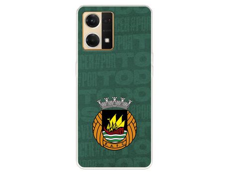 Carcasa para OPPO Reno 7 4G Del Rio Ave Fc Escudo Fondo Verde Licencia Oficial Rio Ave Fc OPPO Transparente
