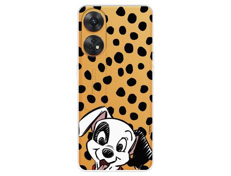 Carcasa para OPPO Reno 8T Oficial De Disney Cachorro Manchas 101 Dálmatas OPPO Transparente