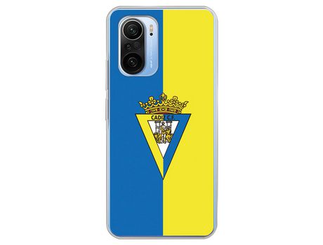Carcasa para XIAOMI Poco F3 Del Cádiz Escudo Fondo Bicolor Licencia Oficial Cádiz Cf XIAOMI Transparente