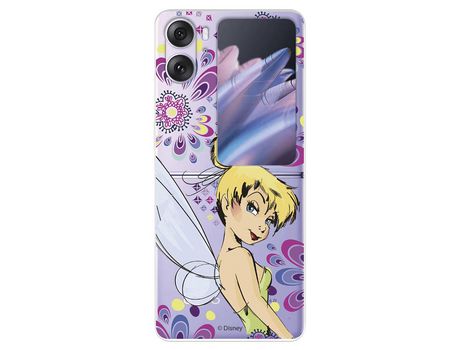 Carcasa para OPPO Find N2 Flip Oficial De Disney Campanilla Flores Peter Pan OPPO Transparente