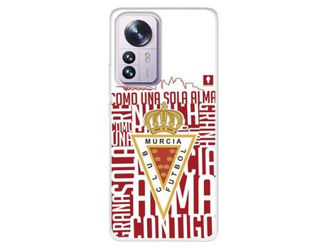 Carcasa para XIAOMI 12 Del Real Murcia Licencia Oficial Real Murcia XIAOMI Transparente