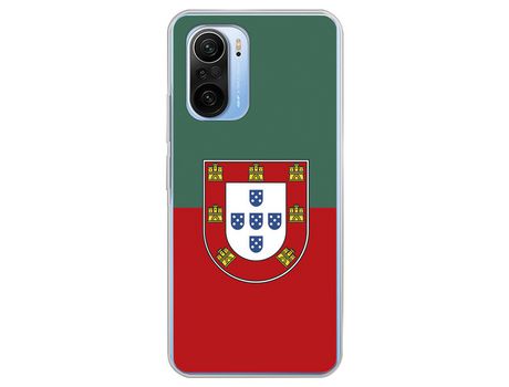 Carcasa para XIAOMI Poco F3 Del Federación Portuguesa De Fútbol Bicolor Licencia Oficial Federación Portuguesa De Fútbol XIAOMI Transparente