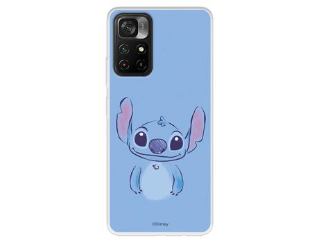 Carcasa para XIAOMI Poco M4 Pro 5G Oficial De Disney Stitch Azul Lilo & Stitch XIAOMI Transparente