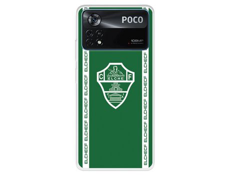 Carcasa para XIAOMI Poco X4 Pro Del Elche Cf Licencia Oficial Elche Cf XIAOMI Transparente