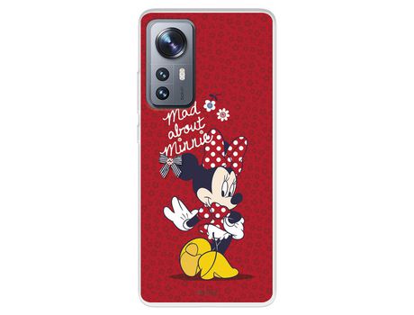 Carcasa para XIAOMI 12 Pro Oficial De Disney Minnie Mad About Clásicos Disney XIAOMI Transparente