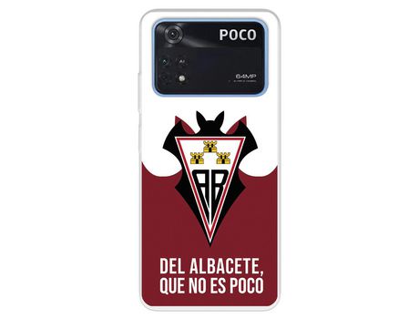 Carcasa para XIAOMI Poco M4 Pro 4G Del Albacete Licencia Oficial Albacete Balompié XIAOMI Transparente
