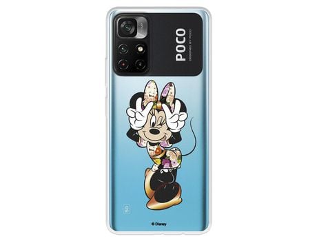 Carcasa para XIAOMI Poco M4 Pro 5G Oficial De Disney Minnie Posando Clásicos Disney XIAOMI Transparente
