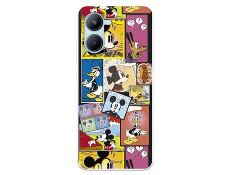 Carcasa para REALME C33 Oficial De Disney Mickey Comic Clásicos Disney REALME Transparente