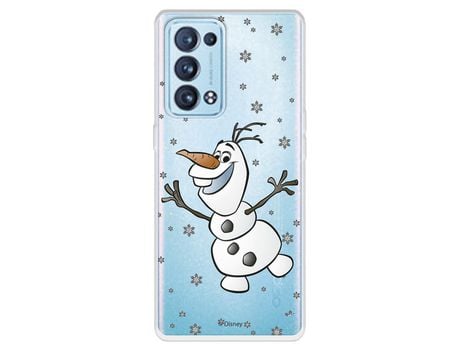Carcasa para OPPO Reno6 Pro Oficial De Disney Olaf Transparente Frozen OPPO Transparente