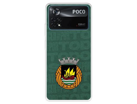 Carcasa para XIAOMI Poco X4 Pro Del Escudo Fondo Verde Licencia Oficial Rio Ave Fc XIAOMI Transparente