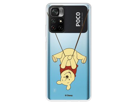 Carcasa para XIAOMI Poco M4 Pro 5G Oficial De Disney Winnie Columpio Winnie The Pooh XIAOMI Transparente