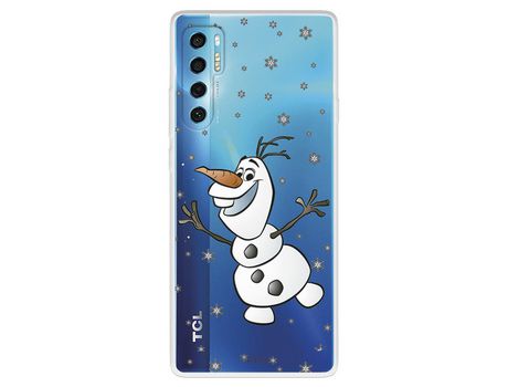 Carcasa para TCL 20 Pro 5G Oficial De Disney Olaf Transparente Frozen TCL Transparente