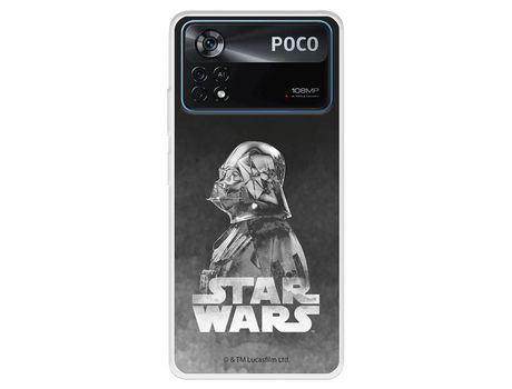 Carcasa para XIAOMI Poco X4 Pro Oficial De Star Wars Darth Vader Fondo Negro Star Wars XIAOMI Transparente