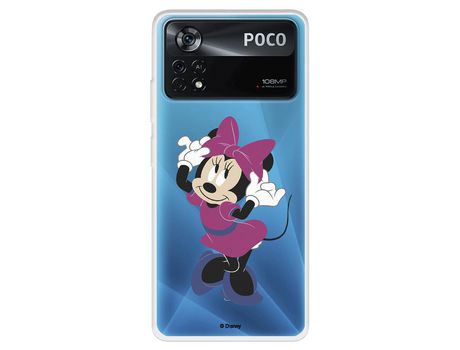 Carcasa para XIAOMI Poco X4 Pro Oficial De Disney Minnie Rosa Clásicos Disney XIAOMI Transparente