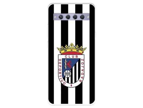 Carcasa para TCL 10 Plus Del Club Deportivo Badajoz Escudo Blanquinegro Licencia Oficial Club Deportivo Badajoz TCL Transparente