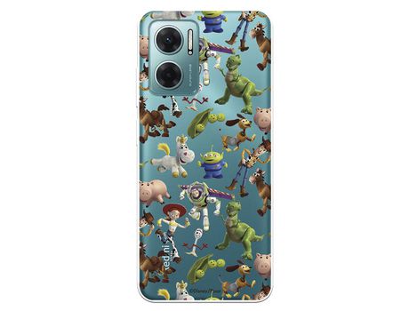Carcasa para XIAOMI Redmi 10 5G Oficial De Disney Muñecos Toy Story Siluetas Toy Story XIAOMI Transparente