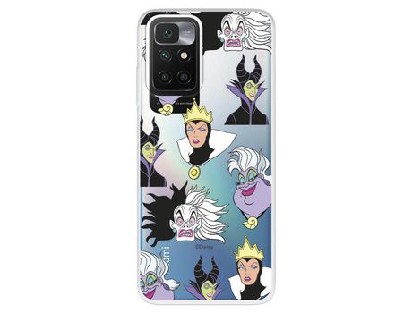 Carcasa para XIAOMI Redmi 10 Oficial De Disney Villanas Patrón Villanas Disney XIAOMI Transparente